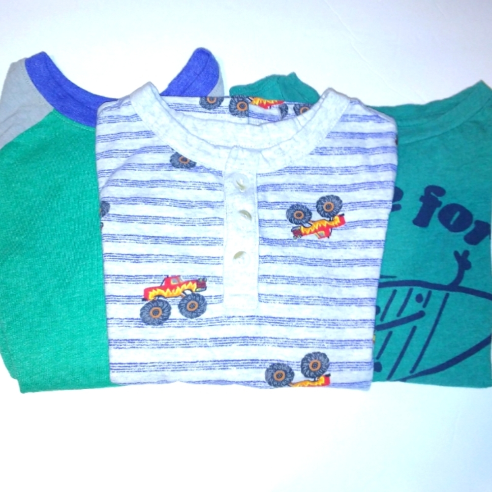 3 Piece Shirt Lot For Toddler Boy - Picture 1 of 13